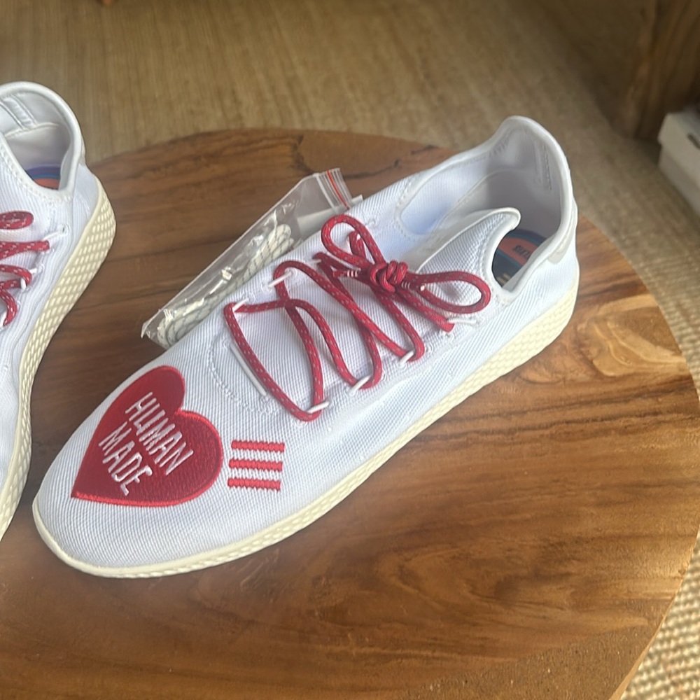 ADIDAS X HUMAN MADE X PHARRELL TENNIS HUMAN LOVE SHOE MEN'S SZ 13.5 NWT/NWOB - Picture 11 of 13
